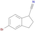 5-Bromo-2,3-dihydro-1H-indene-1-carbonitrile