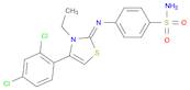 4-((4-(2,4-Dichlorophenyl)-3-ethylthiazol-2(3H)-ylidene)amino)benzenesulfonamide