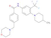 N-(4-(4-Methylpiperidin-1-yl)-3-(trifluoromethyl)phenyl)-4-(morpholinomethyl)benzamide