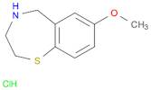 7-Methoxy-2,3,4,5-tetrahydrobenzo[f][1,4]thiazepinehydrochloride