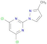 4,6-Dichloro-2-(3-methyl-1H-pyrazol-1-yl)pyrimidine