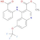 2-((3-(Ethoxycarbonyl)-6-(trifluoromethoxy)quinolin-4-yl)amino)benzoic acid