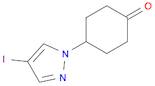 4-(4-Iodo-1H-pyrazol-1-yl)cyclohexanone