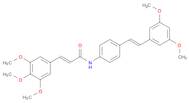 (E)-N-(4-((E)-3,5-Dimethoxystyryl)phenyl)-3-(3,4,5-trimethoxyphenyl)acrylamide