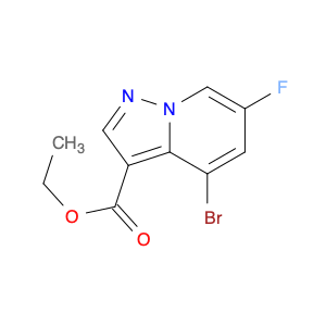 Ethyl4-bromo-6-fluoropyrazolo[1,5-a]pyridine-3-carboxylate