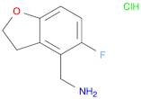 (5-Fluoro-2,3-dihydrobenzofuran-4-yl)methanamine hydrochloride