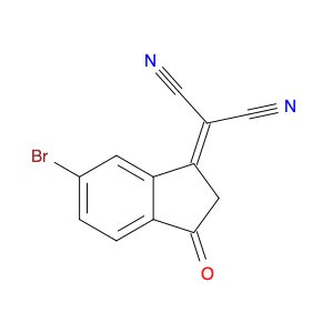 2-(6-Bromo-2,3-dihydro-3-oxo-1H-inden-1-ylidene)propanedinitrile