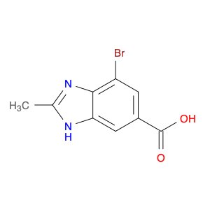4-BROMO-2-METHYL-1H-BENZO[D]IMIDAZOLE-6-CARBOXYLIC ACID