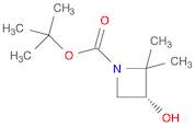 tert-butyl(3R)-3-hydroxy-2,2-dimethyl-azetidine-1-carboxylate