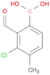 3-Chloro-2-formyl-4-methylphenylboronic acid