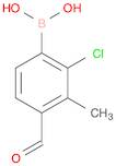 2-Chloro-4-formyl-3-methylphenylboronic acid