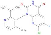 7-Chloro-6-fluoro-1-(2-isopropyl-4-methyl-3-pyridyl)pyrido[2,3-d]pyrimidine-2,4(1H,3H)-dione