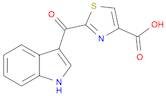 2-(1H-吲哚-3-基羰基)-4-噻唑羧酸