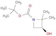 tert-butyl (3S)-3-hydroxy-2,2-dimethyl-azetidine-1-carboxylate