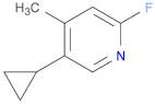 5-Cyclopropyl-2-fluoro-4-methylpyridine