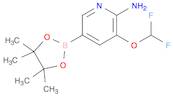 3-(difluoromethoxy)-5-(4,4,5,5-tetramethyl-1,3,2-dioxaborolan-2-yl)pyridin-2-amine