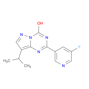 2-(5-fluoropyridin-3-yl)-8-isopropylpyrazolo[1,5-a][1,3,5]triazin-4-ol