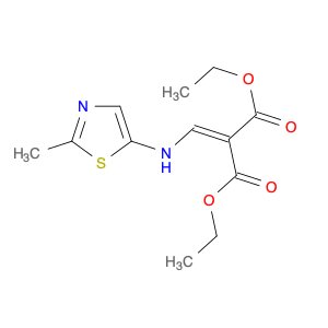diethyl 2-(((2-methylthiazol-5-yl)amino)methylene)malonate