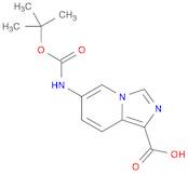 6-((tert-butoxycarbonyl)amino)imidazo[1,5-a]pyridine-1-carboxylic acid