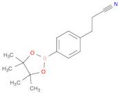 3-(4-(4,4,5,5-tetramethyl-1,3,2-dioxaborolan-2-yl)phenyl)propanenitrile