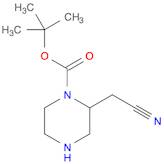 tert-Butyl 2-(cyanomethyl)piperazine-1-carboxylate