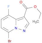 Ethyl 7-bromo-4-fluoropyrazolo[1,5-a]pyridine-3-carboxylate