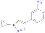4-(1-Cyclopropyl-1H-pyrazol-4-yl)pyridin-2-amine
