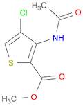 methyl 4-chloro-3-acetamidothiophene-2-carboxylate
