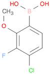 (4-chloro-3-fluoro-2-methoxyphenyl)boronic acid