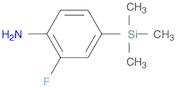 2-FLUORO-4-(TRIMETHYLSILYL)ANILINE