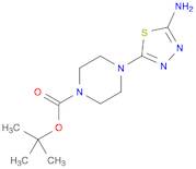 tert-butyl 4-(5-amino-1,3,4-thiadiazol-2-yl)piperazine-1-carboxylate