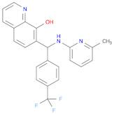 7-{[(6-methylpyridin-2-yl)amino][4-(trifluoromethyl)phenyl]methyl}quinolin-8-ol