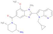 [(2S,5R)-5-amino-2-methyl-1-piperidinyl][2-[1-(cyclopropylmethyl)-1H-pyrrolo[2,3-b]pyridin-2-yl]...