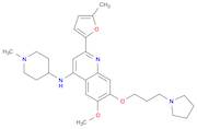 6-Methoxy-2-(5-methylfuran-2-yl)-N-(1-methylpiperidin-4-yl)-7-(3-(pyrrolidin-1-yl)propoxy)quinolin…