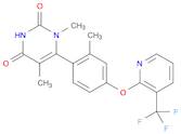 (-)-1,5-Dimethyl-6-(2-methyl-4-((3-(trifluoromethyl)pyridin-2-yl)oxy)phenyl)pyrimidine-2,4(1H,3H)-…