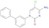 1-([1,1'-Biphenyl]-3-yl)-4-amino-5-chloropyrimidin-2(1H)-one