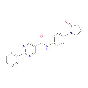 N-(4-(2-Oxopyrrolidin-1-yl)phenyl)-2-(pyridin-2-yl)pyrimidine-5-carboxamide