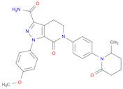 1-(4-Methoxyphenyl)-6-(4-(2-methyl-6-oxopiperidin-1-yl)phenyl)-7-oxo-4,5,6,7-tetrahydro-1H-pyraz...