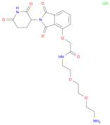 N-[2-[2-(2-Aminoethoxy)ethoxy]ethyl]-2-[[2-(2,6-dioxo-3-piperidinyl)-2,3-dihydro-1,3-dioxo-1H-isoi…