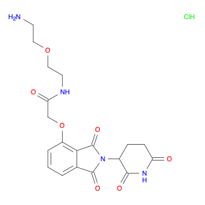 N-(2-(2-Aminoethoxy)ethyl)-2-((2-(2,6-dioxopiperidin-3-yl)-1,3-dioxoisoindolin-4-yl)oxy)acetamid...