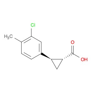 (1R,2R)-2-(3-Chloro-4-methylphenyl)cyclopropanecarboxylic acid