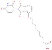 9-[[2-(2,6-Dioxo-3-piperidinyl)-2,3-dihydro-1,3-dioxo-1H-isoindol-4-yl]oxy]nonanoic acid