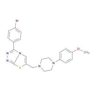 3-(4-Bromophenyl)-6-((4-(4-methoxyphenyl)piperazin-1-yl)methyl)thiazolo[2,3-c][1,2,4]triazole