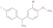 2-Bromo-4-(1-(4-fluorophenyl)ethyl)-1-methoxybenzene