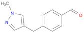 4-((1-Methyl-1H-pyrazol-4-yl)methyl)benzaldehyde