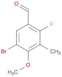 5-Bromo-2-fluoro-4-methoxy-3-methylbenzaldehyde