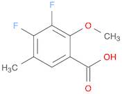 3,4-Difluoro-2-methoxy-5-methylbenzoicacid