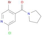 (5-Bromo-2-chloro-4-pyridyl)-pyrrolidin-1-yl-methanone