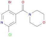 (5-Bromo-2-chloro-4-pyridyl)morpholinomethanone