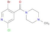 (5-Bromo-2-chloro-4-pyridyl)-(4-methylpiperazin-1-yl)methanone